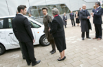 Princess Ann opening the Engineering and Computing building at Coventry University
