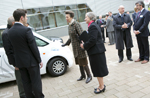 Princess Ann meets Microcab