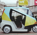 Microcab outside Tate Britain