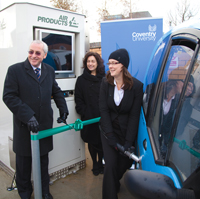 launch of hydrogen fuelling station in Coventry