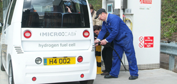 Fuelling station at the University of Birmingham