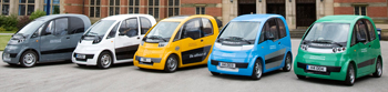 Fleet of five vehicles at the University of Birmingham