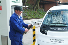 Hydrogen filling station, University of Birmingham