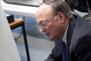Malcolm Harbour inspects the H2EV