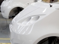 Vehicles in production in the Coventry factory