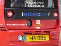 Close up of rear of Royal Mail Microcab