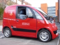 Royal Mail Microcab on campus